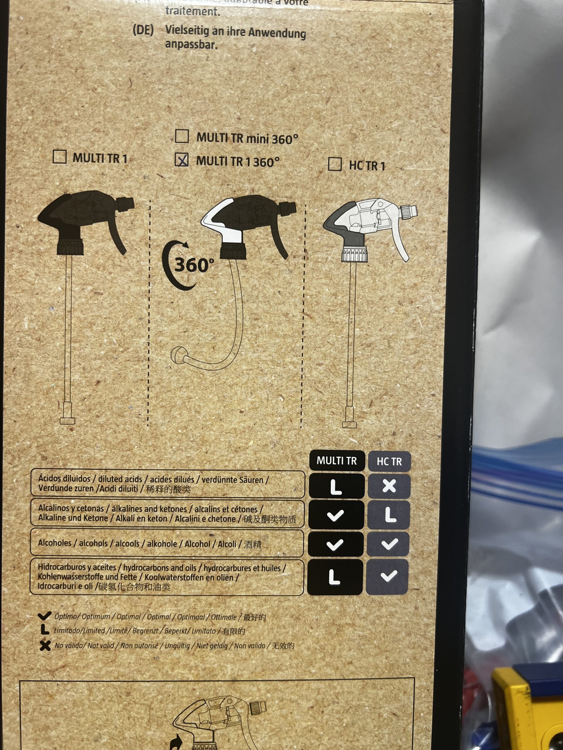 IK MULTI TR1 360 SPRAY HEAD